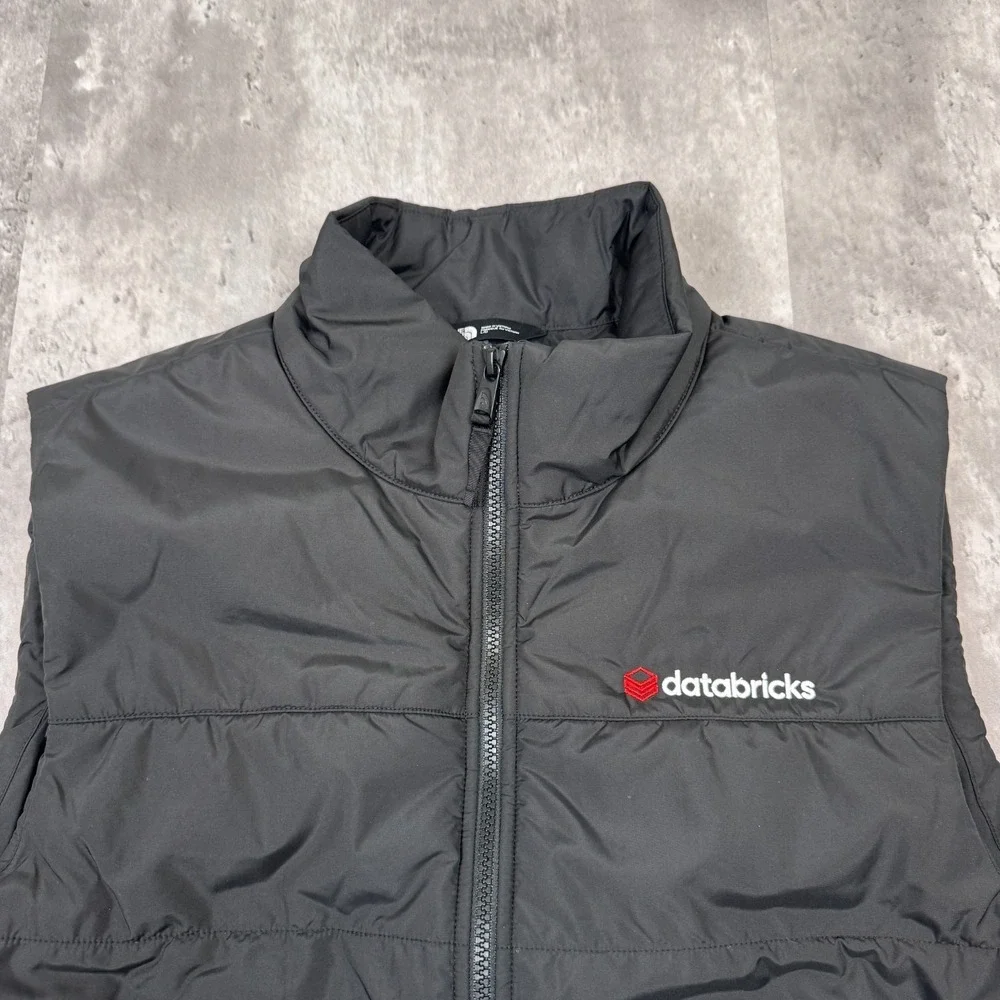 The North Face Puffer Vest Men Large Black Lightweight Quilted Outdoor Primaloft